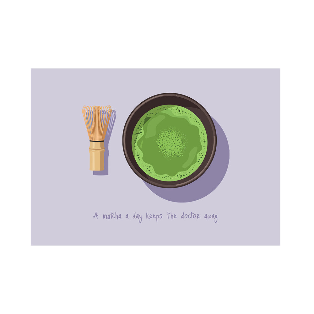 PK a matcha a day keeps the doctor away