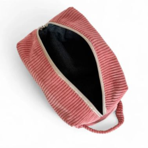 Beauty Bag Medium - Rib Coral