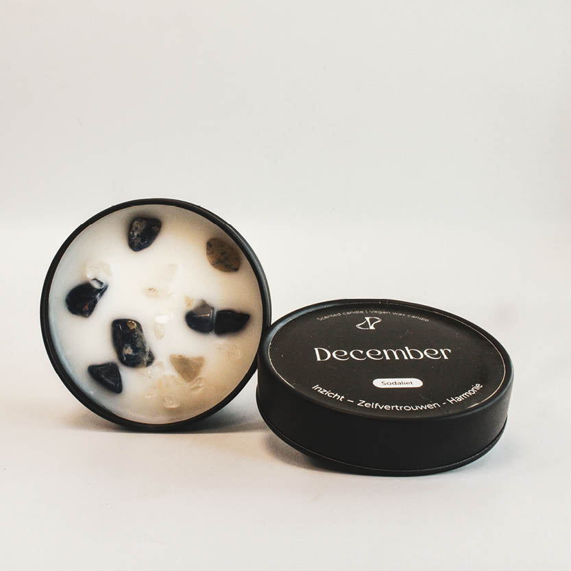 Maandblikje geurkaars - december