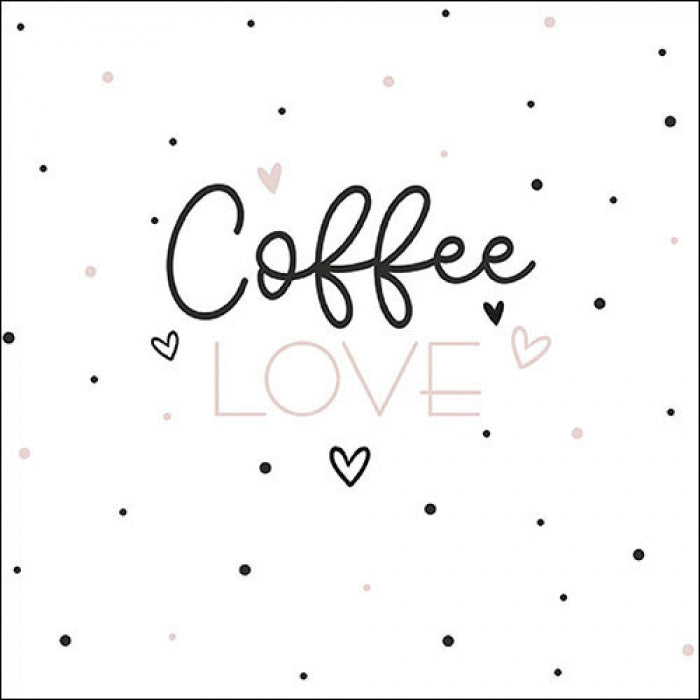 Servietten - Coffee Love