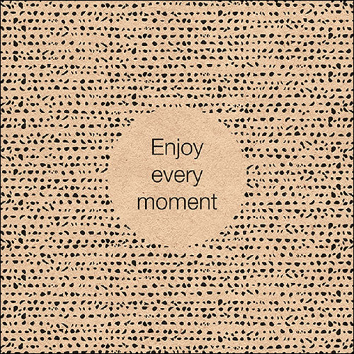 Servietten - Enjoy every moment recycled
