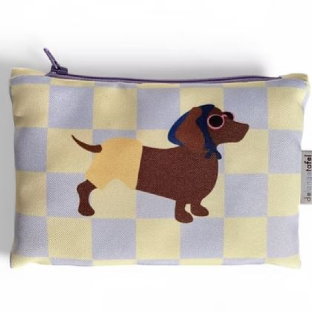 Etui small · Teckel in zwempakje