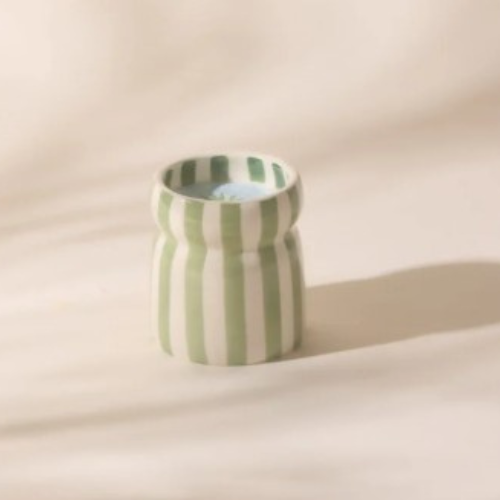 Geurkaars - Sage Striped - Bora Bora Boxed