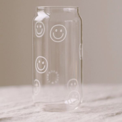 Drinkglas tall smiley