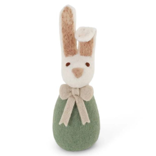 G&S - Groot konijn met strik - groen