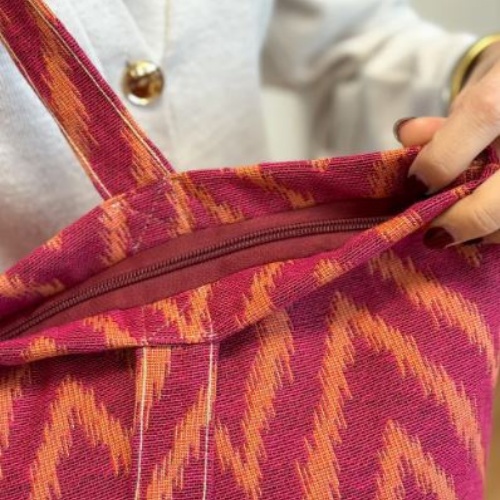 Grote shopper met rits - Fuego