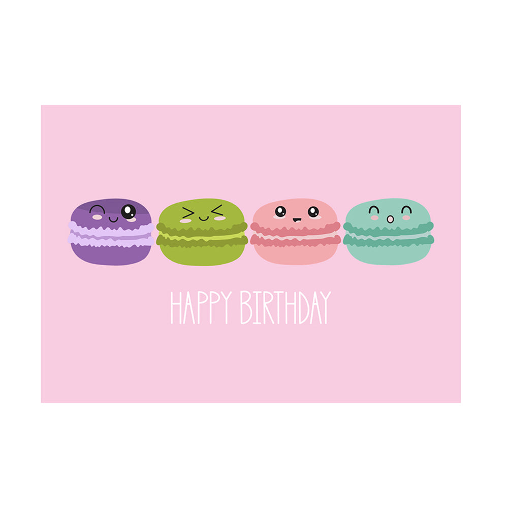 PK happy birthday - macarons
