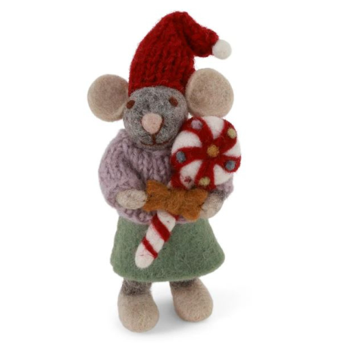 G&S - Meisje muis gruis - snoepstok