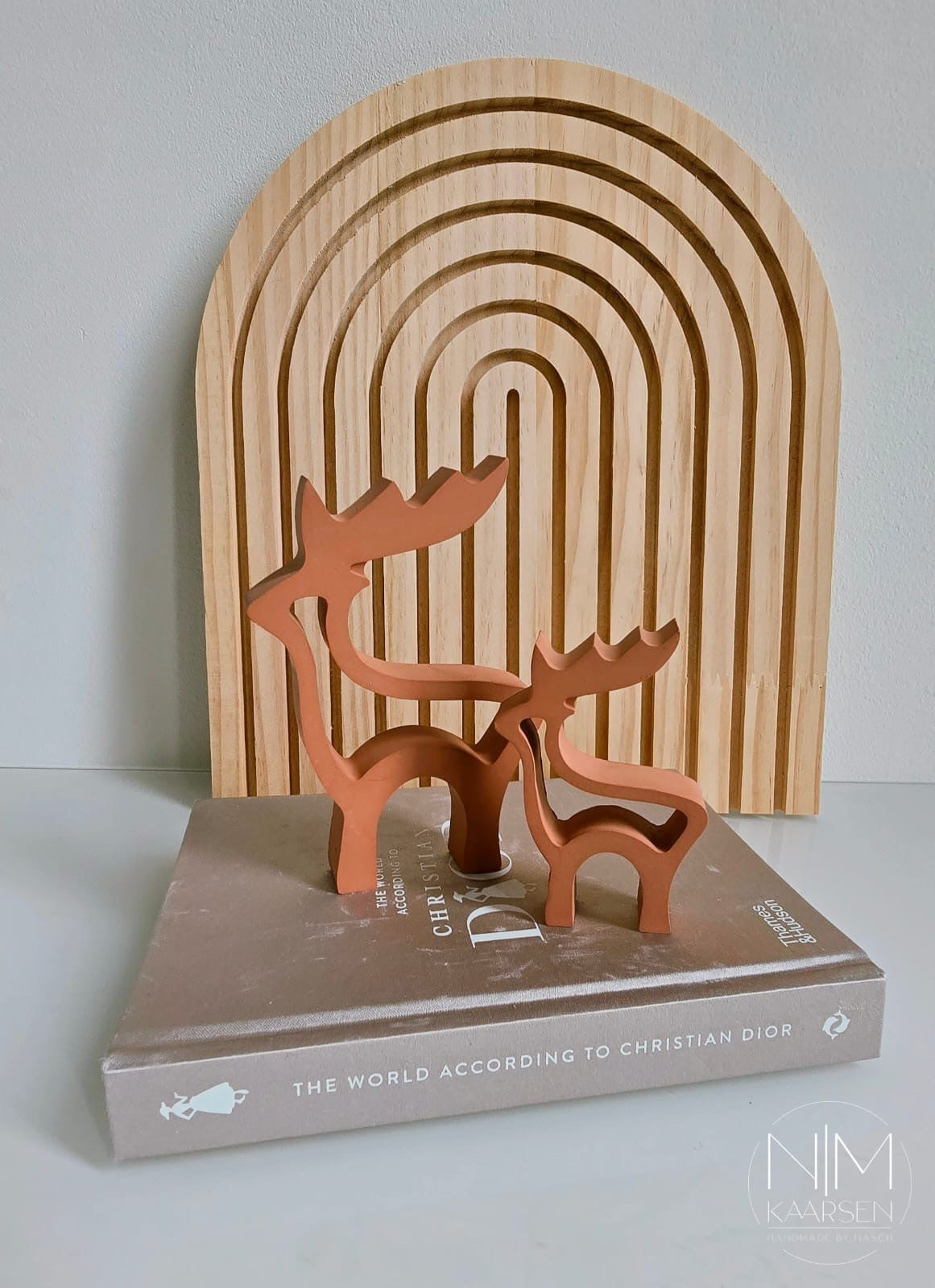 NM - Rendier bruin - set van 2