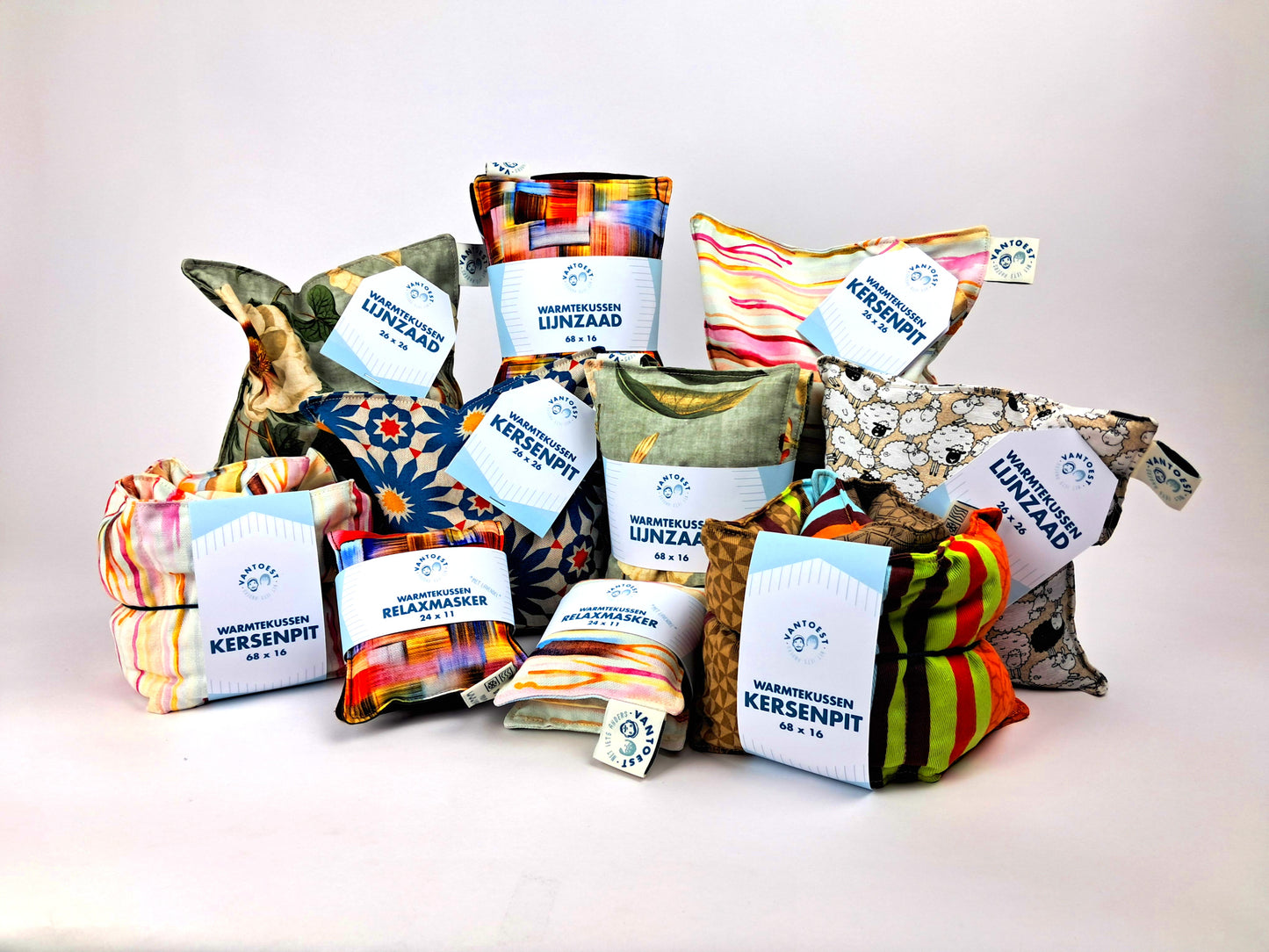 Relaxmasker lavendel - retro bloem