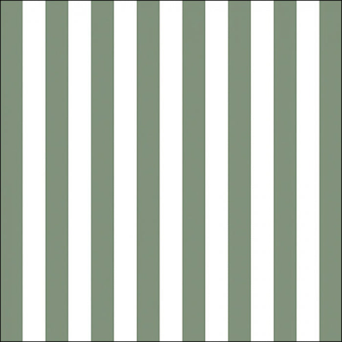 Servietten - groen/grijs gestreept