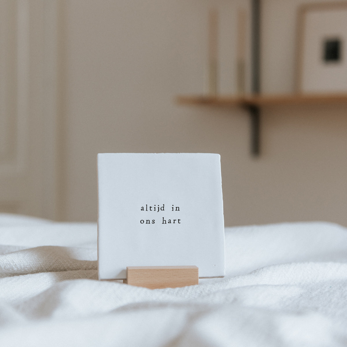 Tegeltje Altijd in ons hart