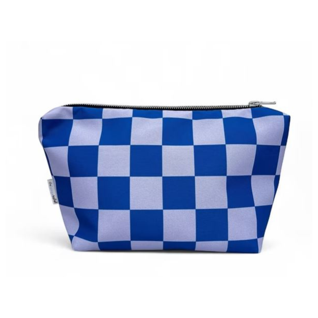 Toilettas · Blocked lila/blue