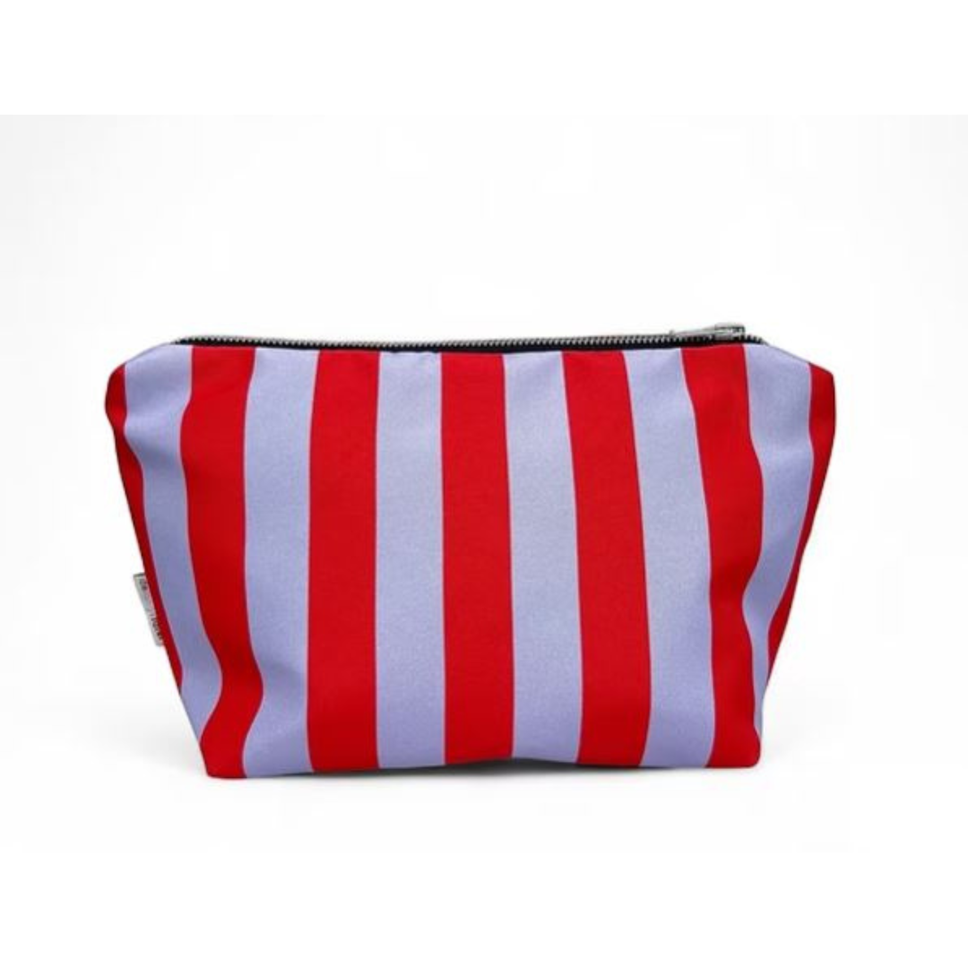 Toilettas · Striped lila/red