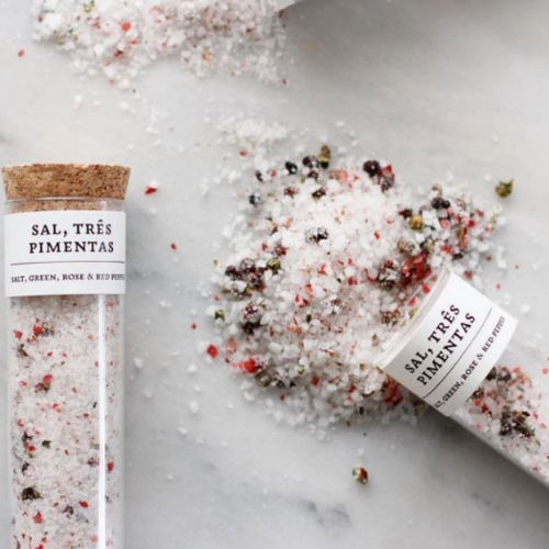 Gearomatiseerd zout - 3 pepers