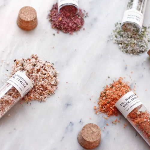 Gearomatiseerd zout - Olijf, look en laurierblad