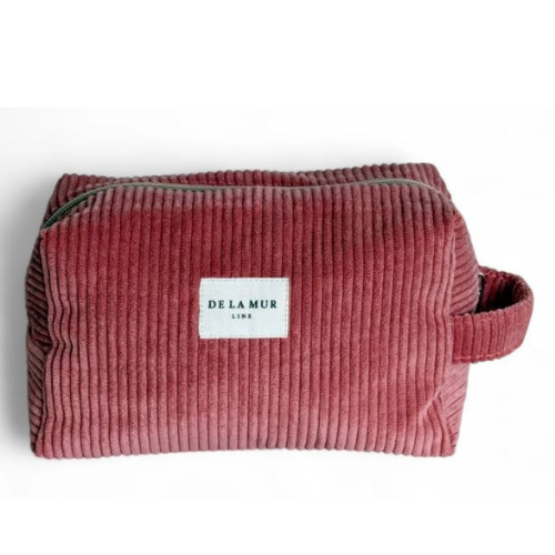 Beauty Bag Medium - Rib Coral