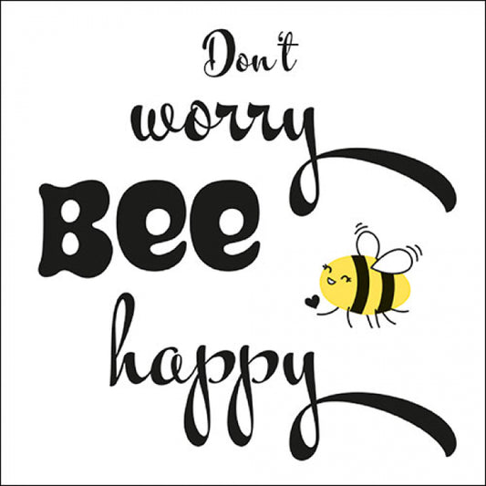 Servietten - Bee Happy