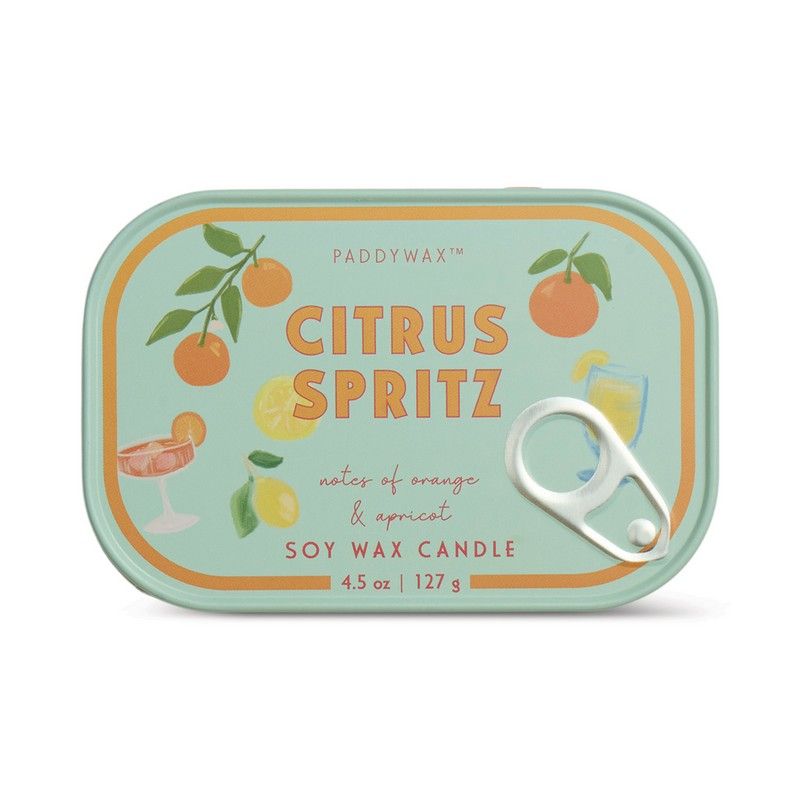 Blikje - kaars - Orange Citrus Spritz