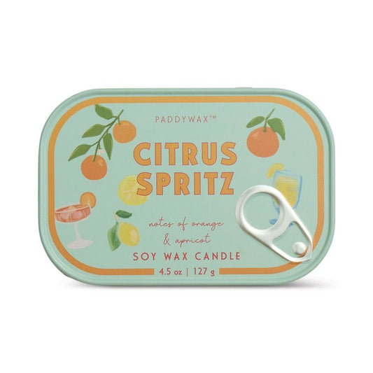 Blikje - kaars - Orange Citrus Spritz