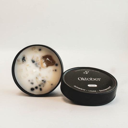 Maandblikje geurkaars - oktober