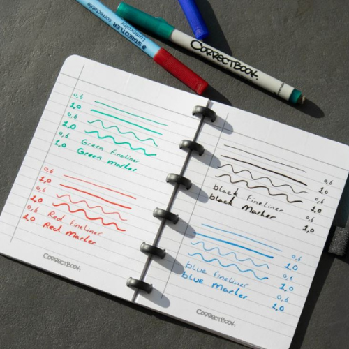 Stift Correctbook zwart 1,0 mm