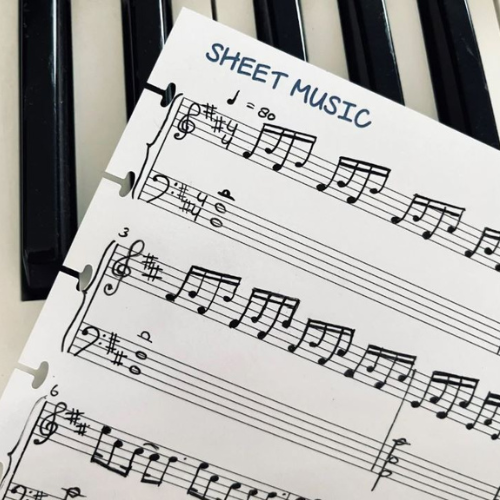 A5 Set - muziek 5 bladen