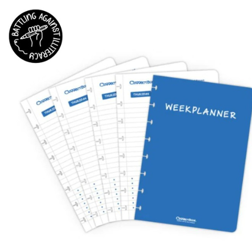 A4 Set - weekplanner 5 bladen