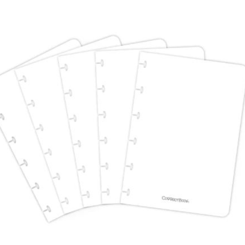 A6 Set - blanco 5 bladen