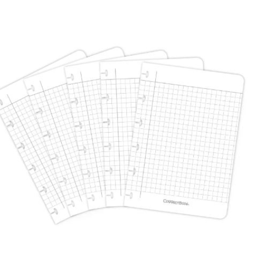 A6 Set - ruiten 0,5 cm 5 bladen