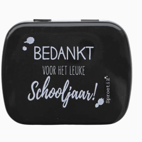 Peppermint Tin - Thank You School Year