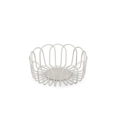 ONA: Draadmand 16xH7cm grijs Flores