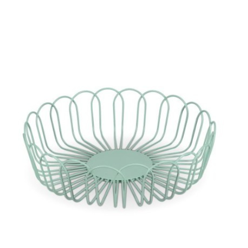 ONA -  Draadmand 26,5xH7,5cm groen Flores