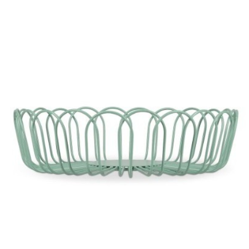 ONA -  Draadmand 26,5xH7,5cm groen Flores