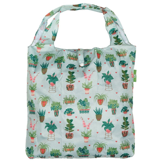 Opvouwbare shopper - munt planten