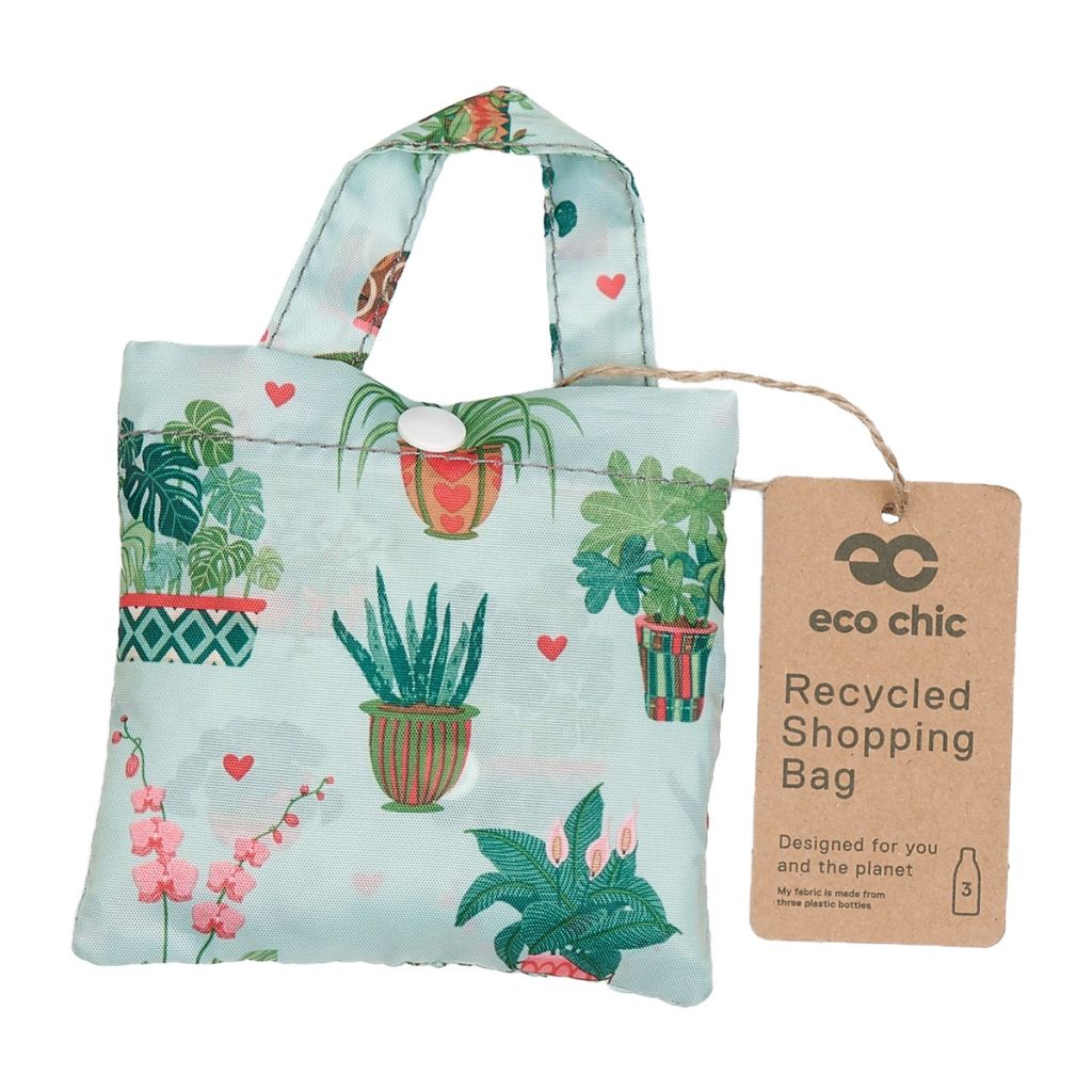 Opvouwbare shopper - munt planten
