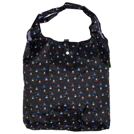 Opvouwbare shopper - navy bootjes