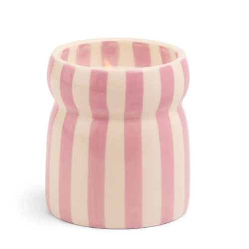 Geurkaars - Lavender Striped - Grecian Sand Boxed