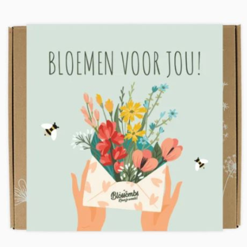 Gift box medium - bloemen voor jou