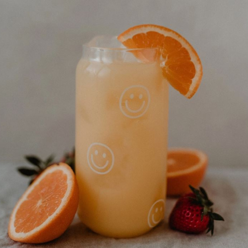 Drinkglas tall smiley