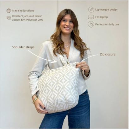 Grote shopper met rits - Campo