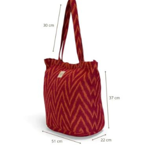 Grote shopper met rits - Fuego