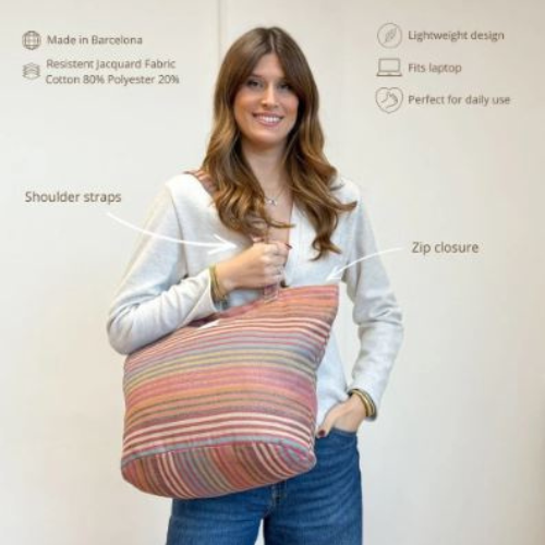 Grote shopper met rits - Maria