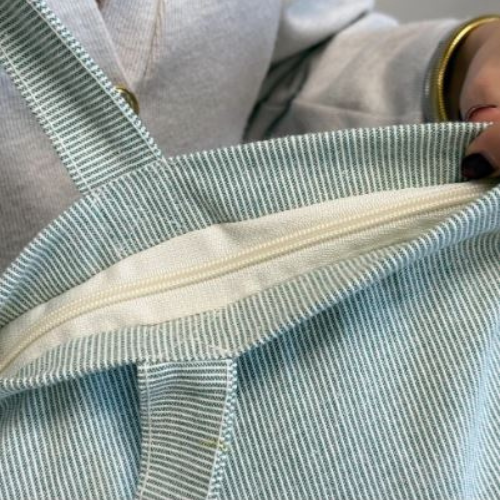 Grote shopper met rits - Teo