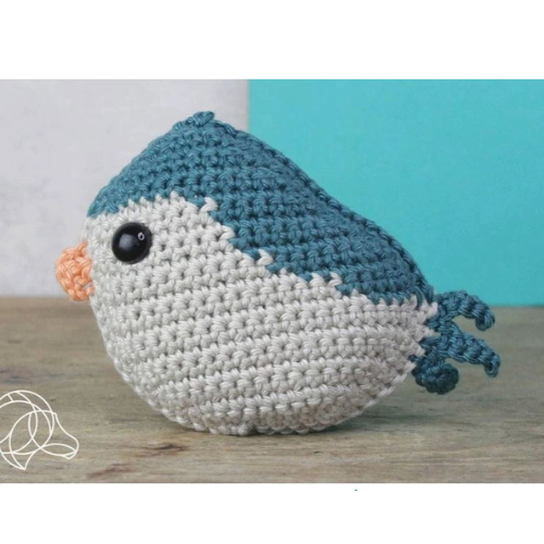 DIY Haakpakket - vogel blauw
