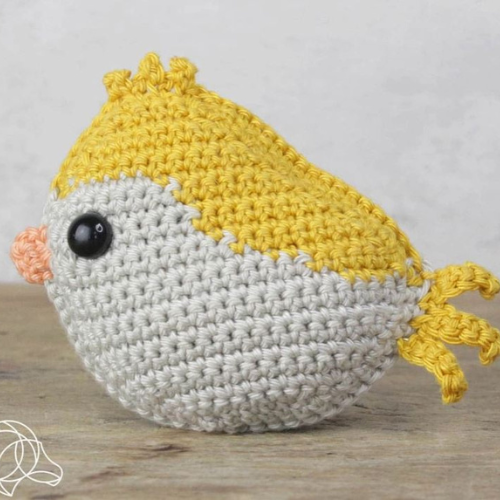 DIY Haakpakket - vogel geel