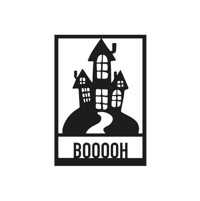Houten Halloween Booh