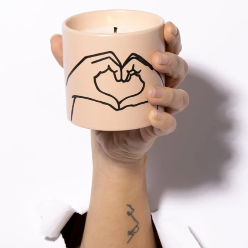 Geurkaars - Heart - Tobacco & Vanilla