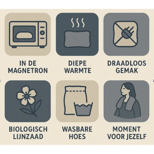 Warmtesjaal -  wafel olijfgroen -  70 cm