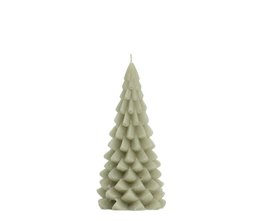 Kaars - Kerstboom - Eucalyptus - 10 x 20cm